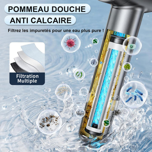 SEYLO™ LE POMMEAU DE DOUCHE FILTRÉ MULTIFONCTIONNEL